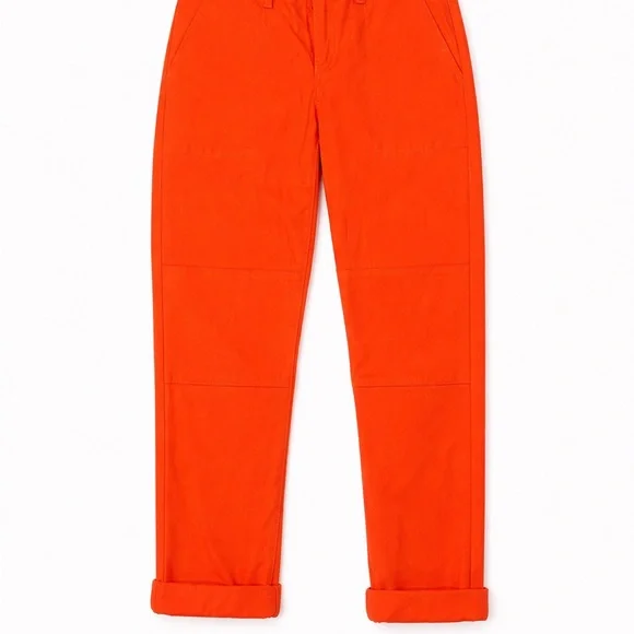 CAbi Vibrant Red/ Orange Ankle/ Utility Pant - Picture 2 of 7